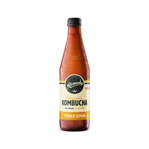 REMEDY - KOMBUCHA - GINGER & LEMON - 330MLS - 12PK