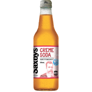 SAXBY'S - NO ADDED SUGAR - CREME SODA - 330MLS - 15PK