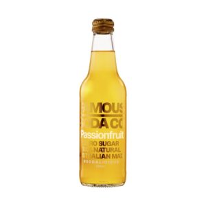 FAMOUS SODA CO - PASSIONFRUIT - GLASS 330MLS - 12PK